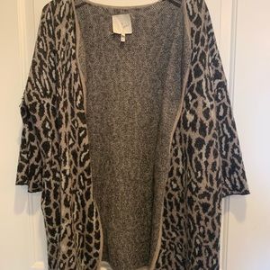 Joie short sleeve long cardigan